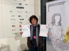 Awards for the film in progress, Lesvia, Onassis cinema award, 2/35 post-production award, Agora Thessaloniki film festival,  